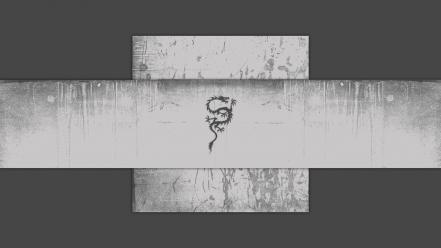Abstract minimalistic four elements wallpaper