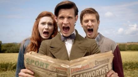 Amy pond eleventh doctor who rory williams wallpaper