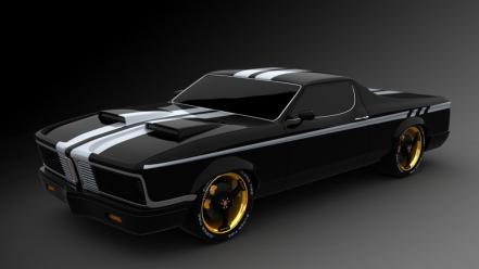 Black pontiac gto tuned wallpaper