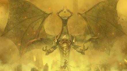 Dragons magic the gathering fantasy art artwork wallpaper
