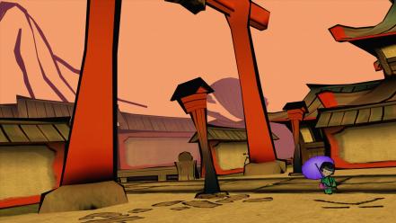 Japan video games outer space okami wallpaper