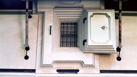 Japan window panes wallpaper