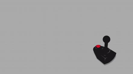 Minimalistic joysticks wallpaper