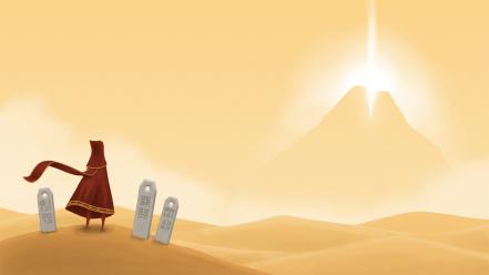 Mountains desert journey graves wallpaper