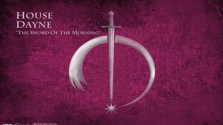 Of thrones logos tv series house dayne wallpaper
