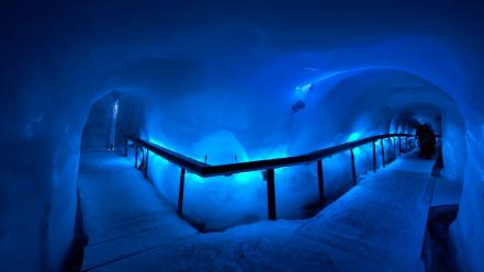 Path ice cave wallpaper
