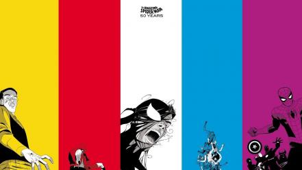 Spider-man colors wallpaper