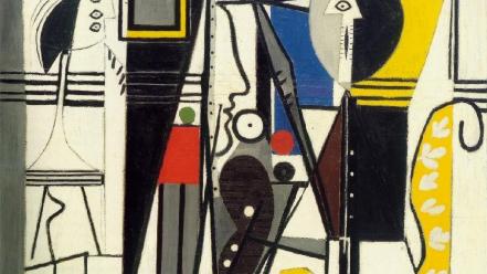 Abstract studio spanish artwork pablo picasso traditional art wallpaper