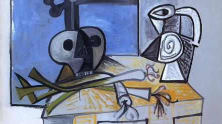 Artwork pablo picasso traditional art still life wallpaper