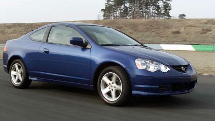 Blue cars vehicles acura integra wallpaper