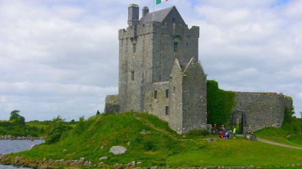 Castles ireland galway kinvara dunguaire wallpaper