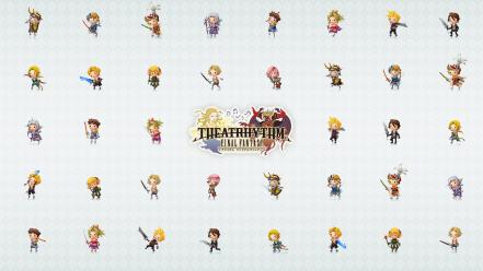 Chibi final fantasy theatrhythm wallpaper