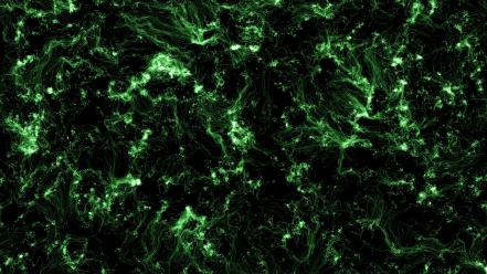 Green abstract dark wallpaper