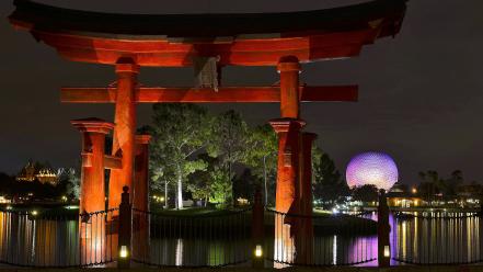 Japan cityscapes night epcot wallpaper