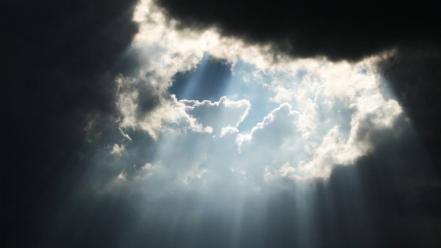 Light clouds wallpaper