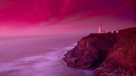 Lighthouses sea wallpaper