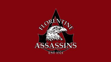 Minimalistic assassins creed funny logos wallpaper