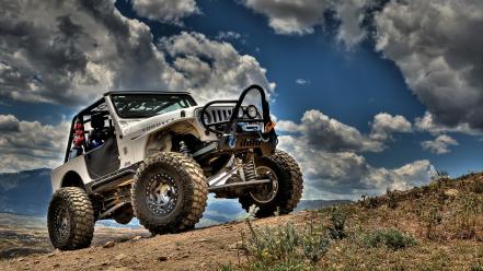 Nature cars jeep hdr photography skyscapes wrangler wallpaper