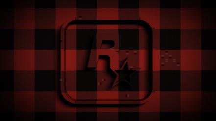 Rockstar games logos tartan wallpaper