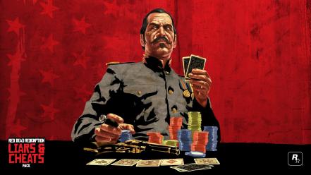 Video games poker red dead redemption rockstar wallpaper