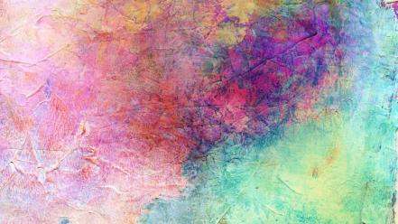 Yellow pink purple paint peach background wallpaper