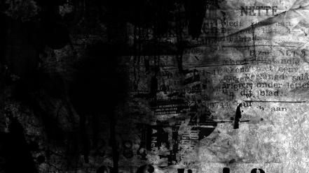 Abstract black numbers dutch artwork wallpaper