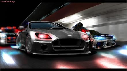 Cars tuning 3d aston martin vantage wallpaper