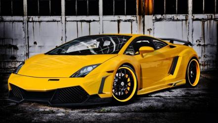 Cars tuning lamborghini gallardo 3d wallpaper