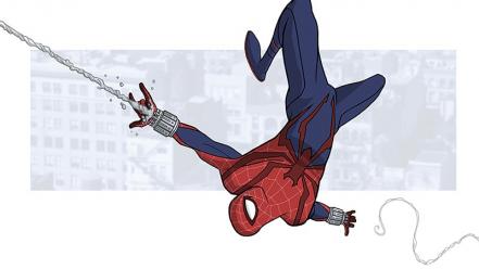 Comics spider-man superheroes marvel peter parker fan art wallpaper