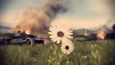 Flowers tanks trailer battlefield 3 3: armored kill wallpaper