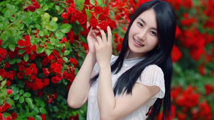 In nature black hair choi ji hyang wallpaper