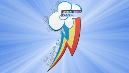 My little pony rainbow dash cutie mark wallpaper