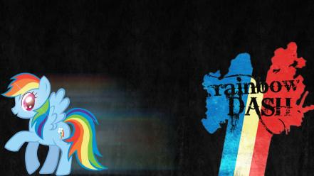 Ponies rainbow dash pony: friendship is magic wallpaper