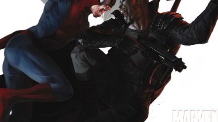 Spider-man marvel comics blade (comics) wallpaper