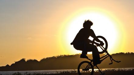 Sunset calendar bmx 2009 wallpaper
