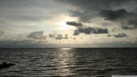 Sunset nature india sea wallpaper
