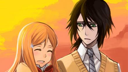 Bleach inoue orihime ulquiorra cifer wallpaper