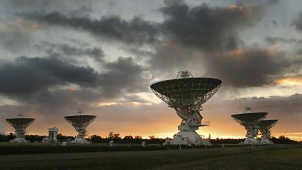 Clouds telescope australia skyscapes compact wallpaper
