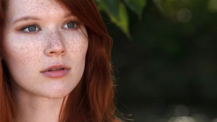 Outdoors freckles faces mia sollis natural lighting wallpaper
