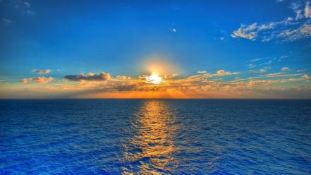Sun seascapes wallpaper