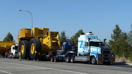 Train australia mack titan 610 heavy machinary wallpaper