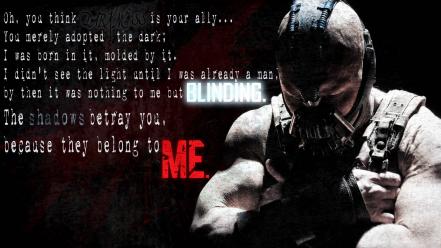 Batman movies text bane the dark knight rises wallpaper