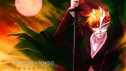 Bleach kurosaki ichigo hollow zanpakuto wallpaper
