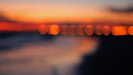 Bokeh blurred background wallpaper
