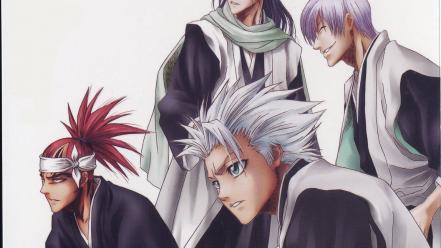 Byakuya ichimaru gin hitsugaya toshiro abarai renji wallpaper