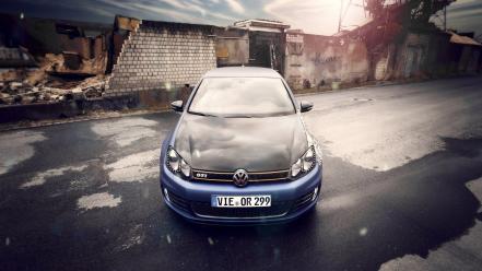 Cars golf tuning tuned volkswagen gti german wallpaper