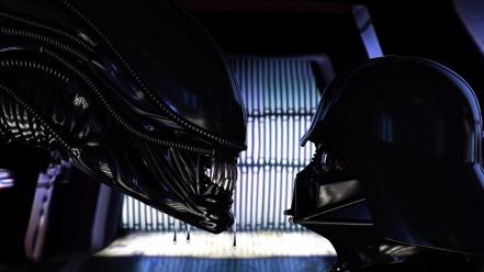 Dark stars darth vader sith alien aliens wallpaper