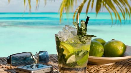 Glass mojito wallpaper