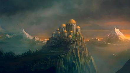 Landscapes fantasy art artwork wallpaper