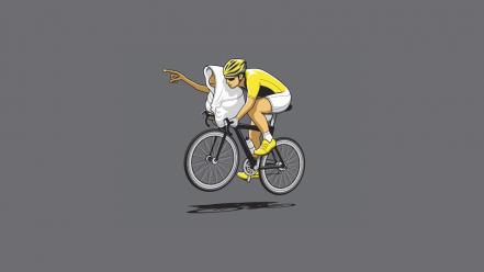 Minimalistic biker e.t. wallpaper